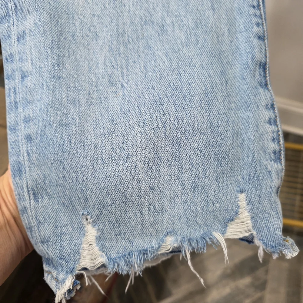 Frame Denim Le Original Distressd Light Blue Jeans - Picture 8 of 9
